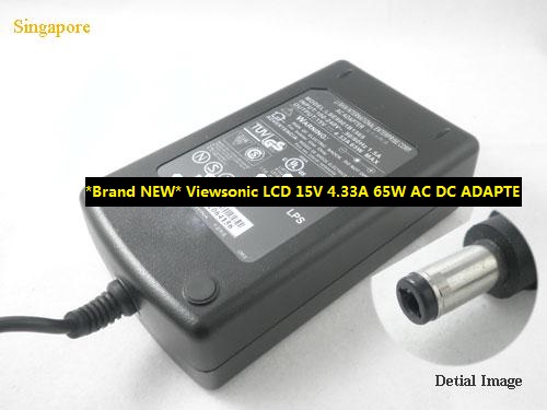 *Brand NEW* Viewsonic LCD LSE9901B1555 15V 4.33A 65W AC DC ADAPTE POWER SUPPLY